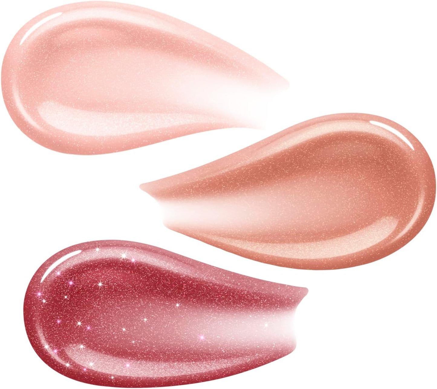 KIKO Milano Glossy Lip Set 03, Lip Kit: 3 Moisturising Lip Glosses With A Volumising 3D Effect